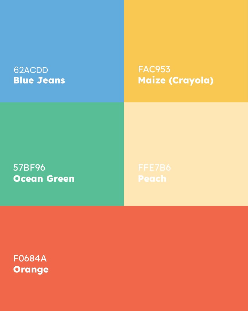 MAMOGY brand colour palette